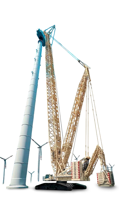 High-tonnage Liebherr LR 1600 crane 600 tons