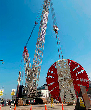 Assembly of The Metro 2 Tunnel Boring Machine