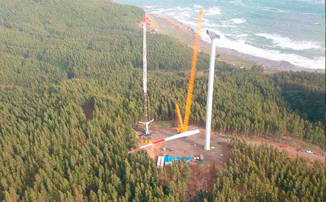 Construction of wind farms